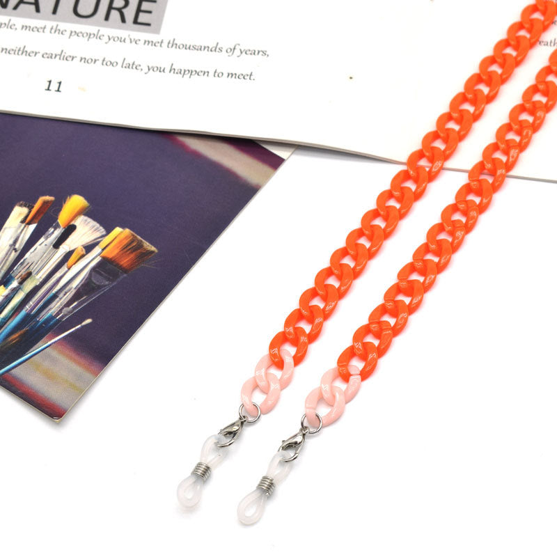Colorful Plastic Link Eyewear Chain Bowlift