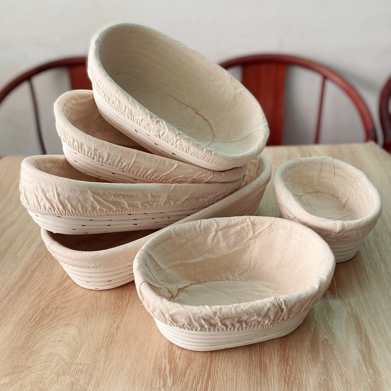 Artisan Woven Bread Proofing Basket Set Bowlift