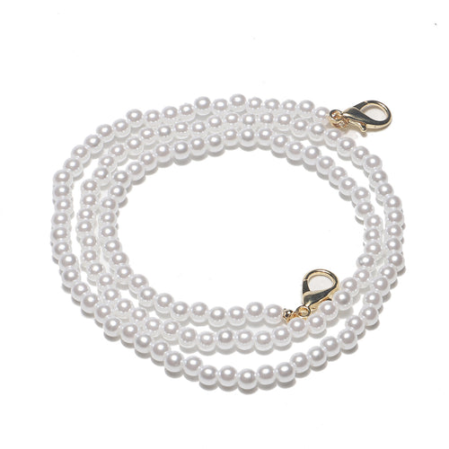 Elegant Pearl-Accented Eyewear Chain Bowlift