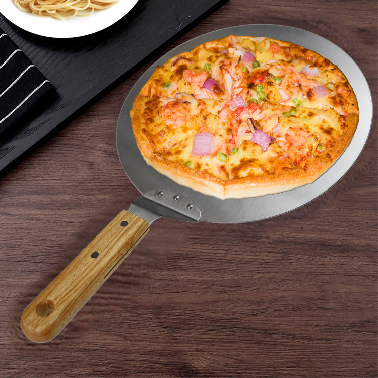 Professional Pizza Baking Set with Stainless Steel Peels, Cutter and Serving Spatula Bowlift
