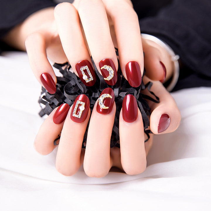 Elegant Decorative Press-On Nail Tips Bowlift