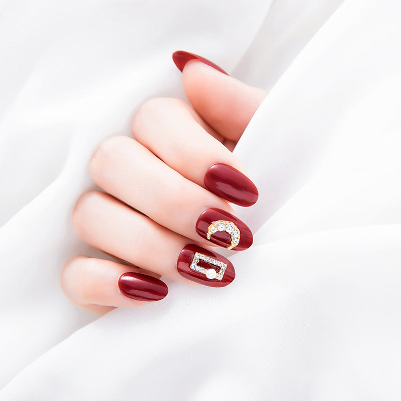 Elegant Decorative Press-On Nail Tips Bowlift