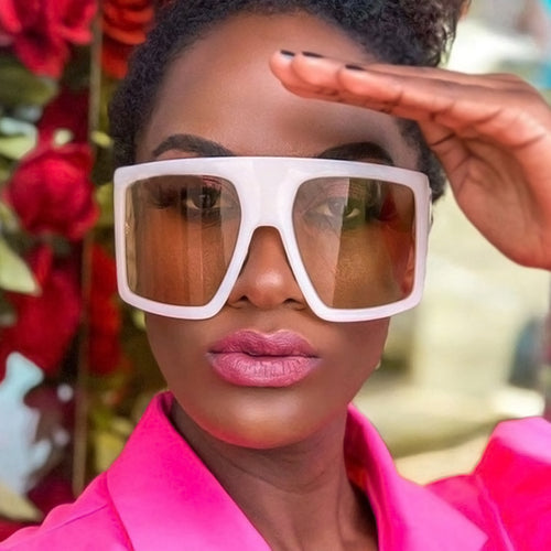 Women's oversized sunglasses with distinctive leopard print Bowlift
