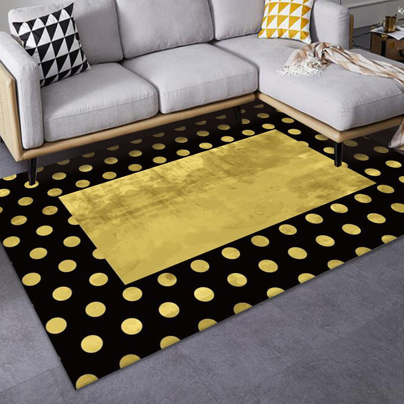 BowLift | Luxe Mid-Century Rug Multicolor Abstract Pattern Rug Machine Washable Non-Slip Back Stain Resistant Rug for Home Decor