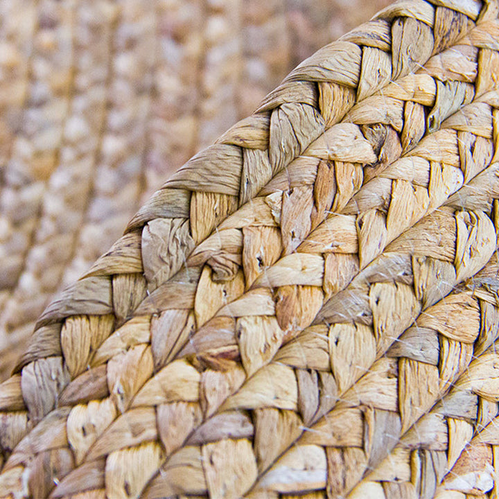 BowLift | Multi-Color Living Room Rug Rustic Solid Color Carpet Natural Jute Pet Friendly Washable Non-Slip Mat Rug