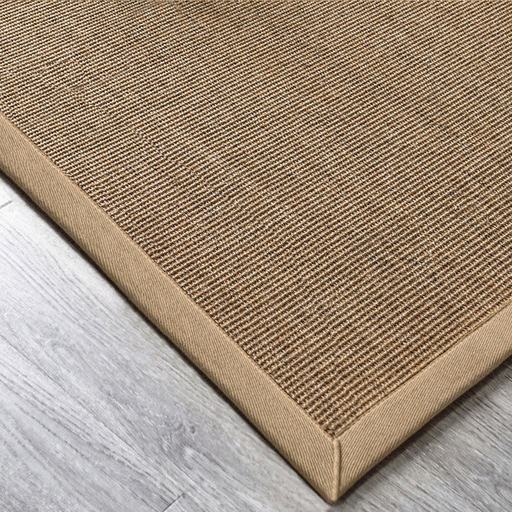 BowLift | Multicolor Plain Mat Rug Sisal Woven Lodge Rug Non-Slip Backing Stain Resistant Machine Washable Area Carpet for Room