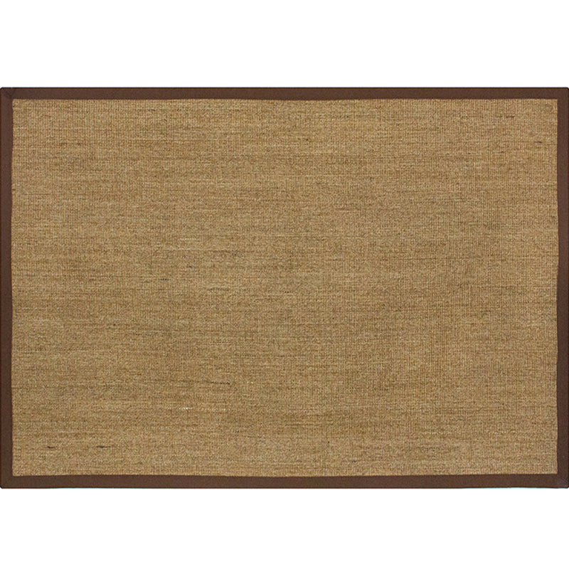 BowLift | Multicolor Plain Mat Rug Sisal Woven Lodge Rug Non-Slip Backing Stain Resistant Machine Washable Area Carpet for Room