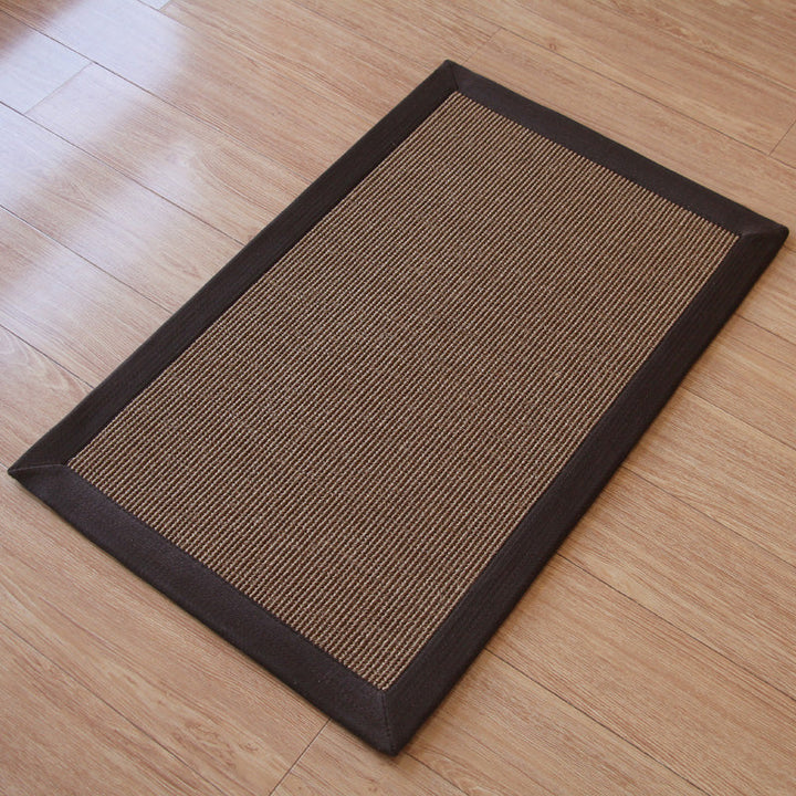 BowLift | Multicolored Cottage Rug Sisal Braided Simple Rug Pet Friendly Non-Slip Back Stain Resistant Rug for the Living Room