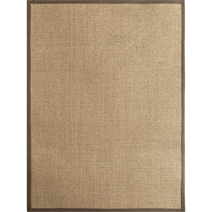 BowLift | Premium Solid Area Rug Light Brown Wooden Style Carpet Sisal Non-Slip Pet-Friendly Machine Washable Rug for Home