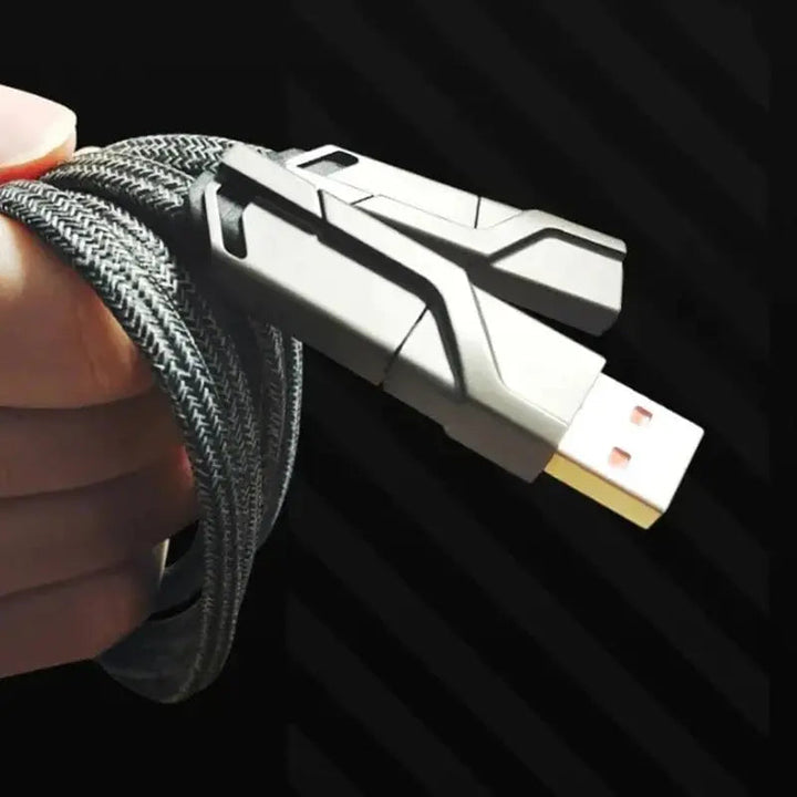 BowLift | 4-in-1 Multi-device Charging Cable — Fast Charging with Anti-tangle Design