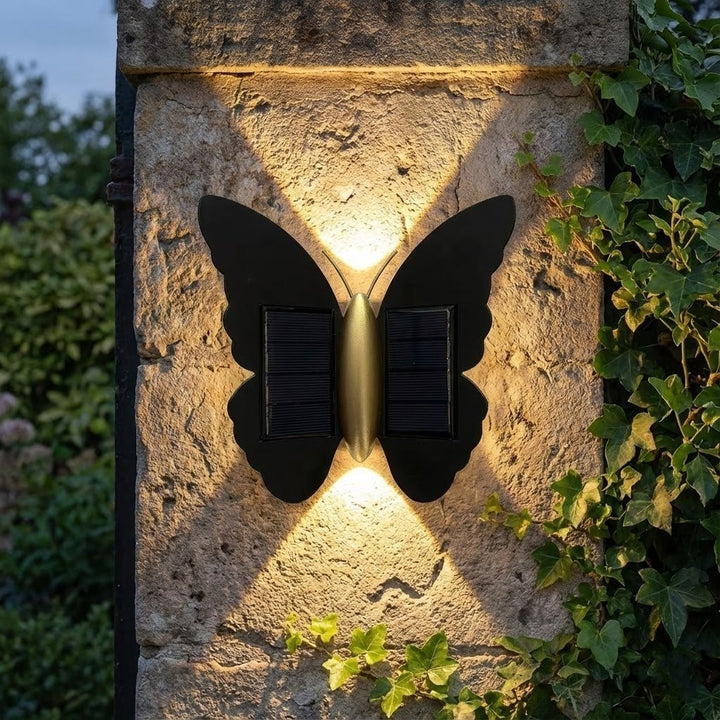 Butterfly Life Solar Powered Outdoor Lamp | Bowlift