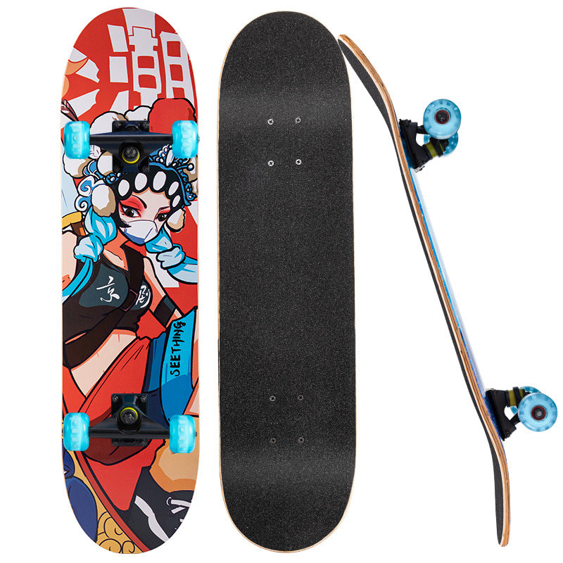 Sturdy Graphic Skateboard Bowlift
