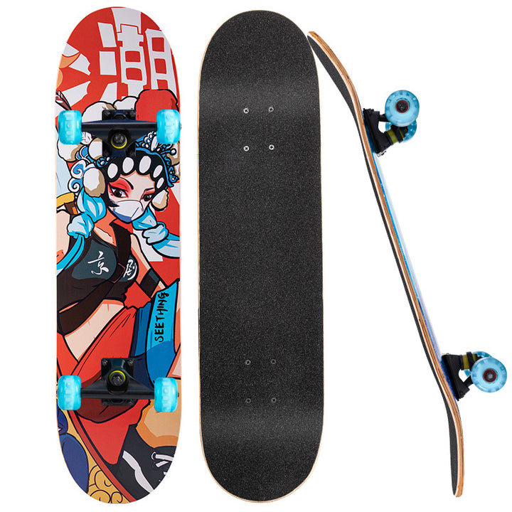 Sturdy Graphic Skateboard Bowlift