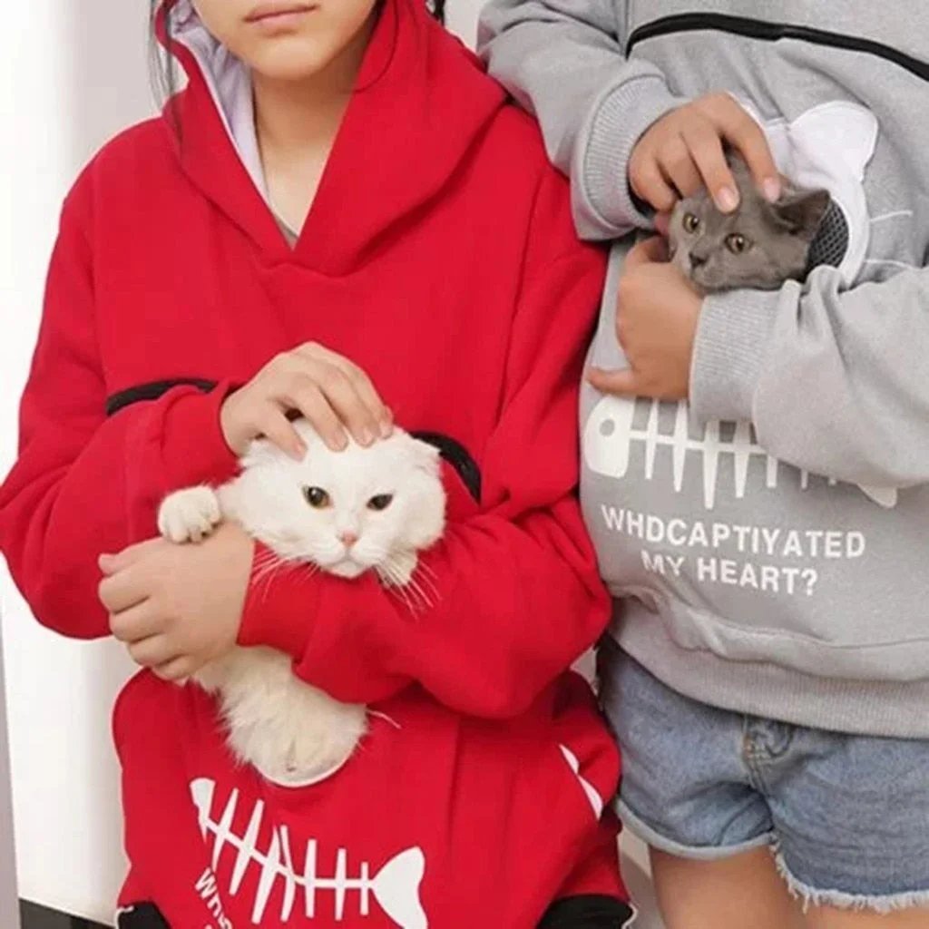 BowLift | Cat Lovers Hoodie Cuddle Pouch