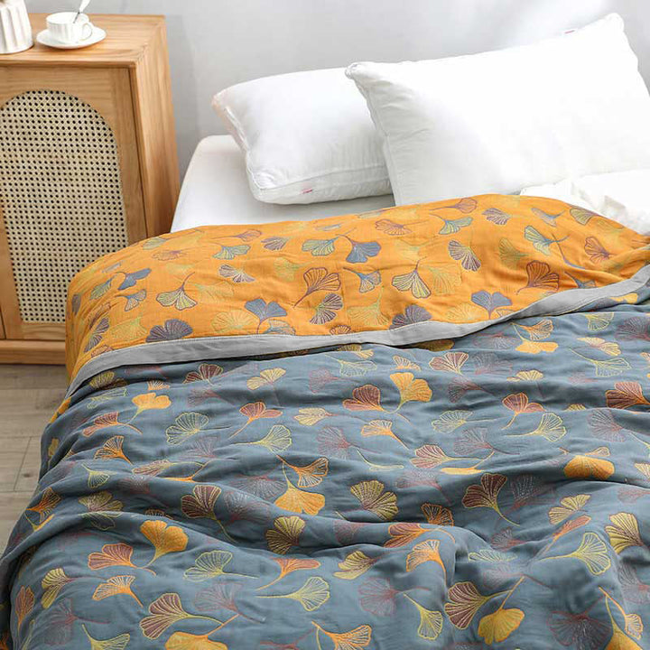 BowLift | LeafNest - Soft Cotton Bed Linen with Leaf Motif