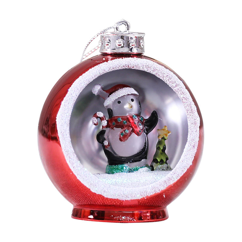 Decorative Holiday Snow Globe Ornament