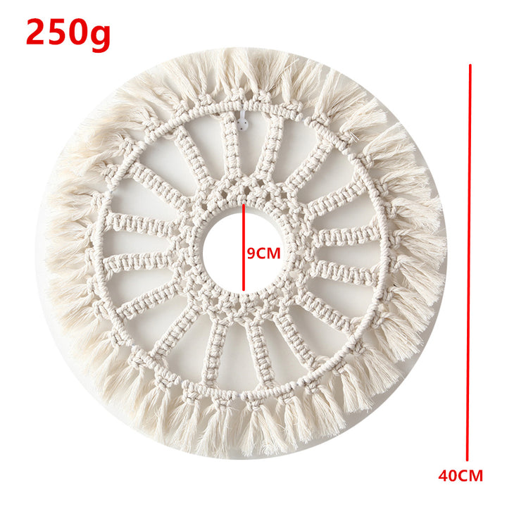 Bohemian Macrame Wall Mirror Bowlift