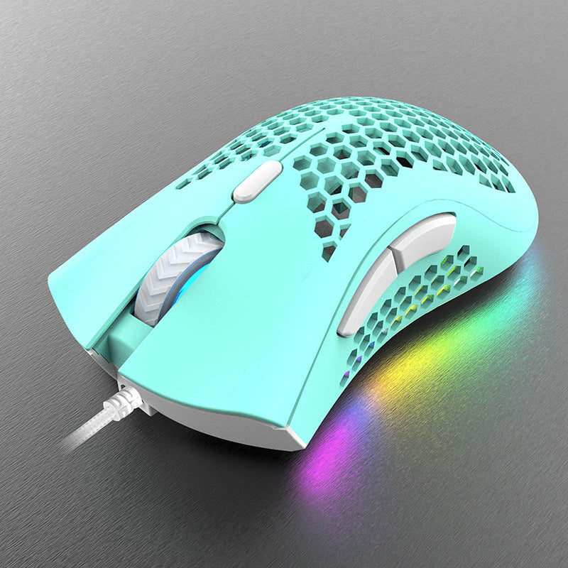 Lightweight Honeycomb Gaming Mouse Bowlift