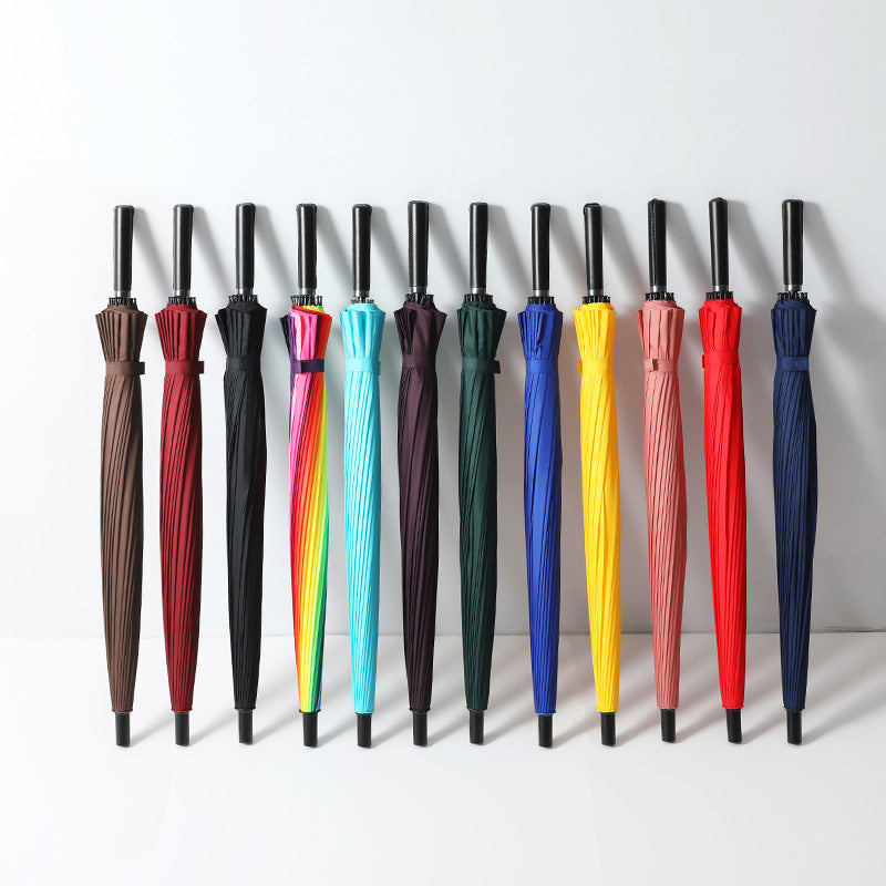 Women spacious automatic folding umbrella with 24 ribs construction Bowlift