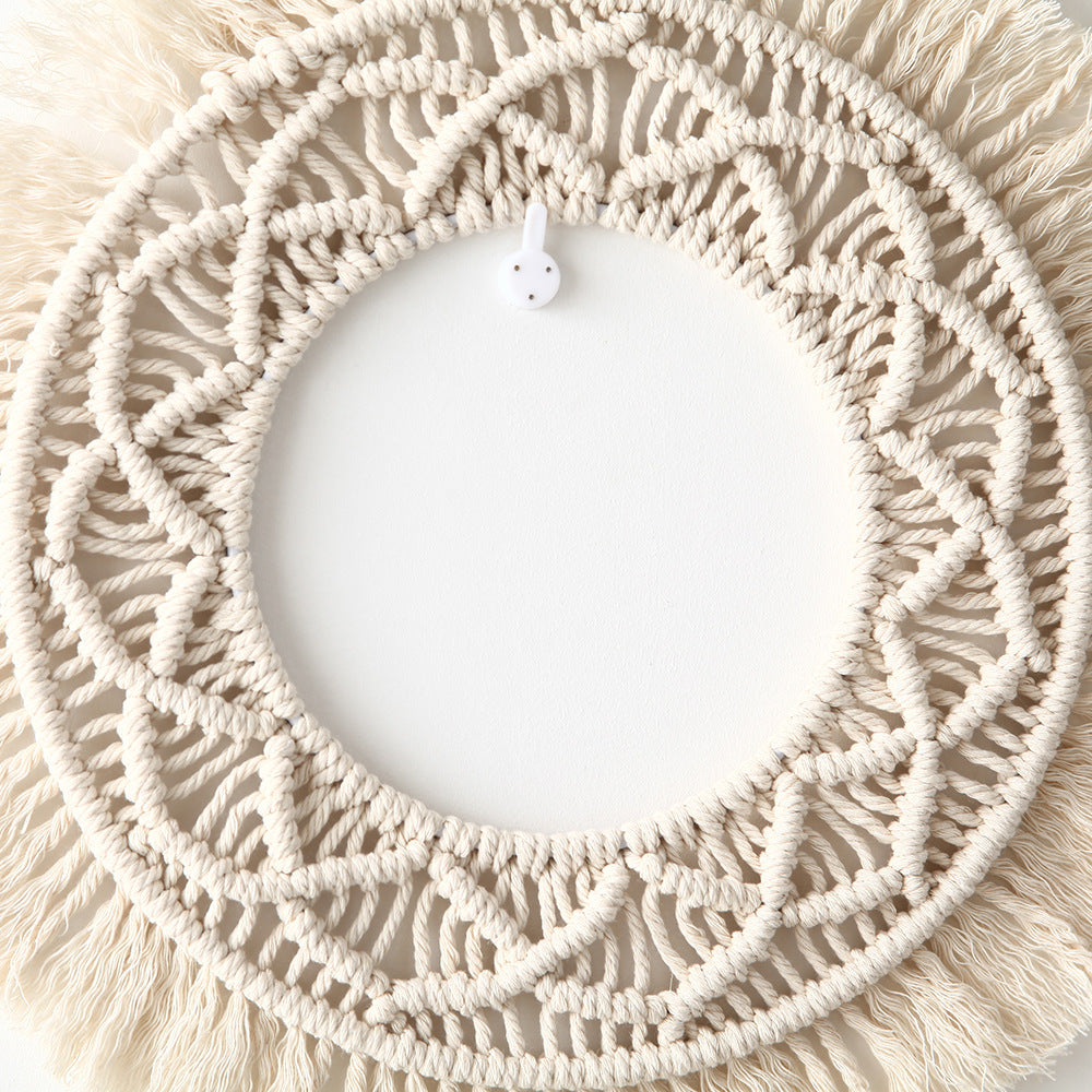 Bohemian Macrame Wall Mirror Bowlift