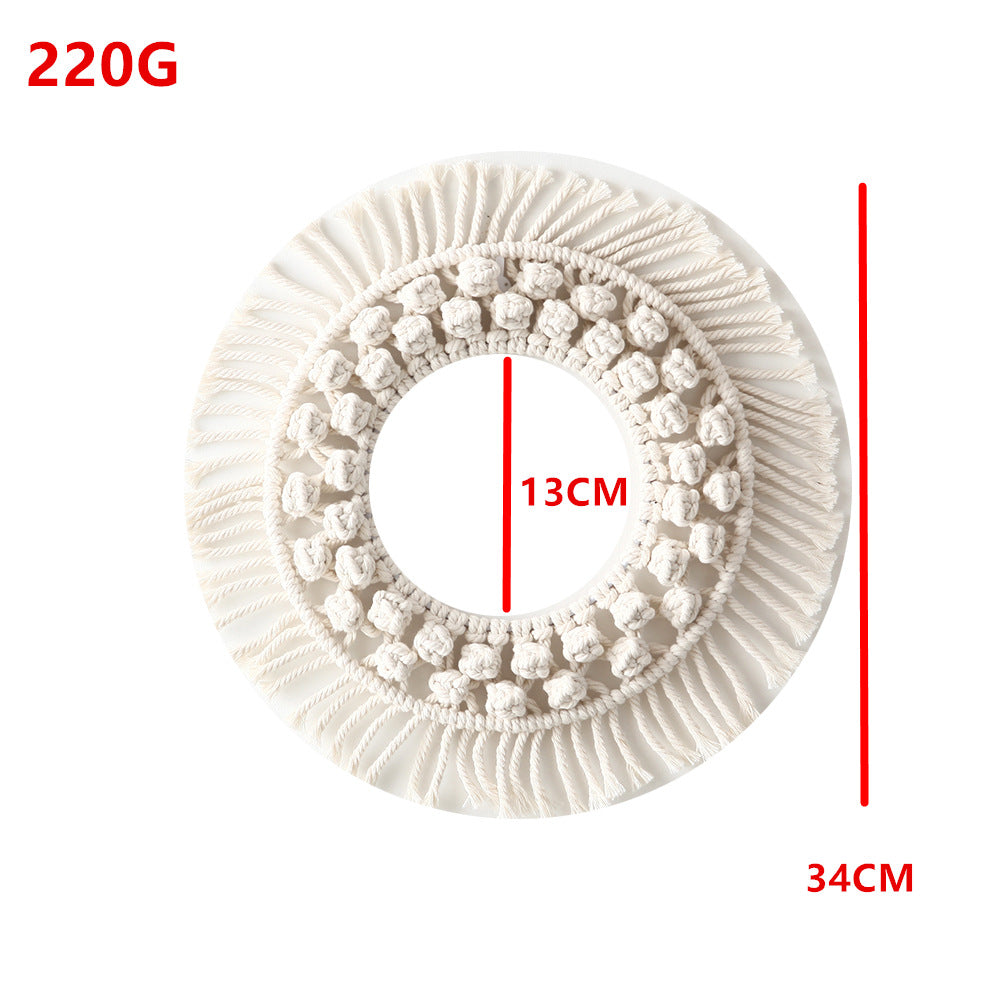 Bohemian Macrame Wall Mirror Bowlift