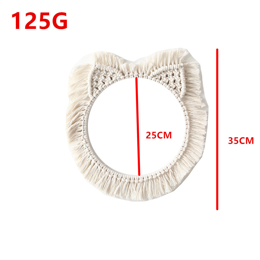 Bohemian Macrame Wall Mirror Bowlift