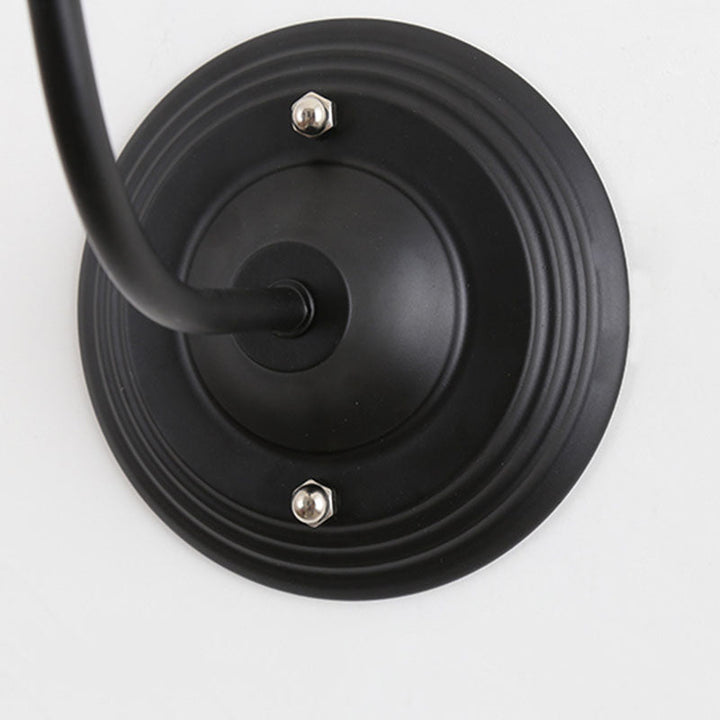 BowLift | Metal Cylinder/Hexagonal Engaged Wall Lamp Farm 1 Lamp Restaurant Wall Mount Fixture in Black