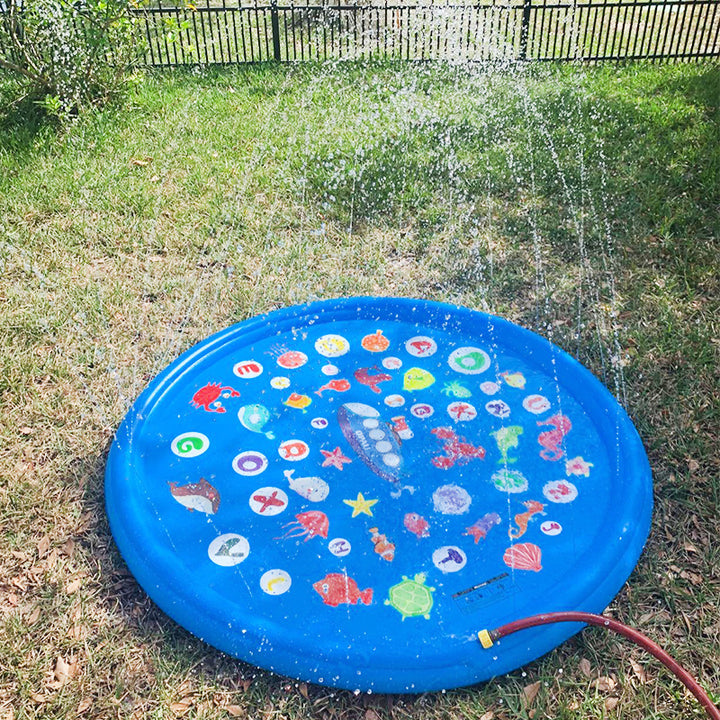 Kids inflatable paddling pool with maritime motifs Bowlift