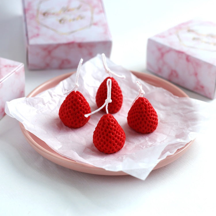 Decorative Strawberry-Shaped Scented Hanging Soap Gift Set