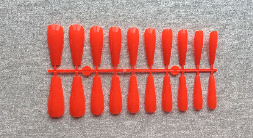 Long Coffin Press-On Nail Tips