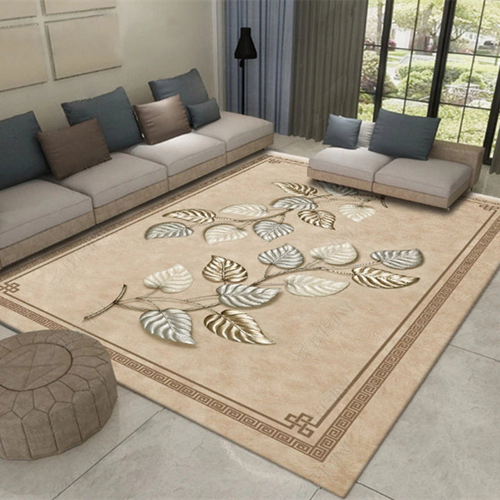 BowLift | Multicolor Asia Indoor Rug Synthetic 3D Pattern Carpet Washable Stain Resistant Nonslip Underlay Rug for Large Room