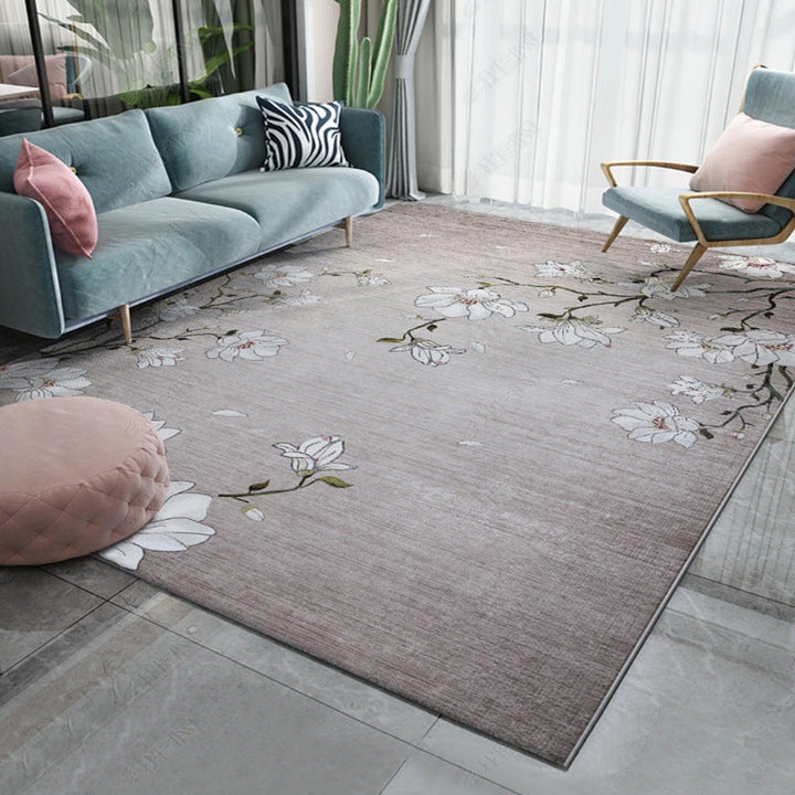 BowLift | Multicolor Asia Indoor Rug Synthetic 3D Pattern Carpet Washable Stain Resistant Nonslip Underlay Rug for Large Room