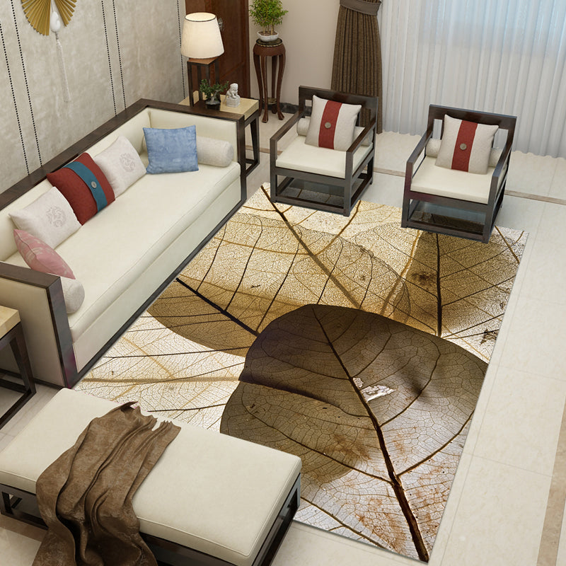 BowLift | Beautiful Multi Color Chinese Carpet Synthetic Floral Print Area Rug Machine Washable Anti-Slip Back Pet Friendly Rug for the Living Room