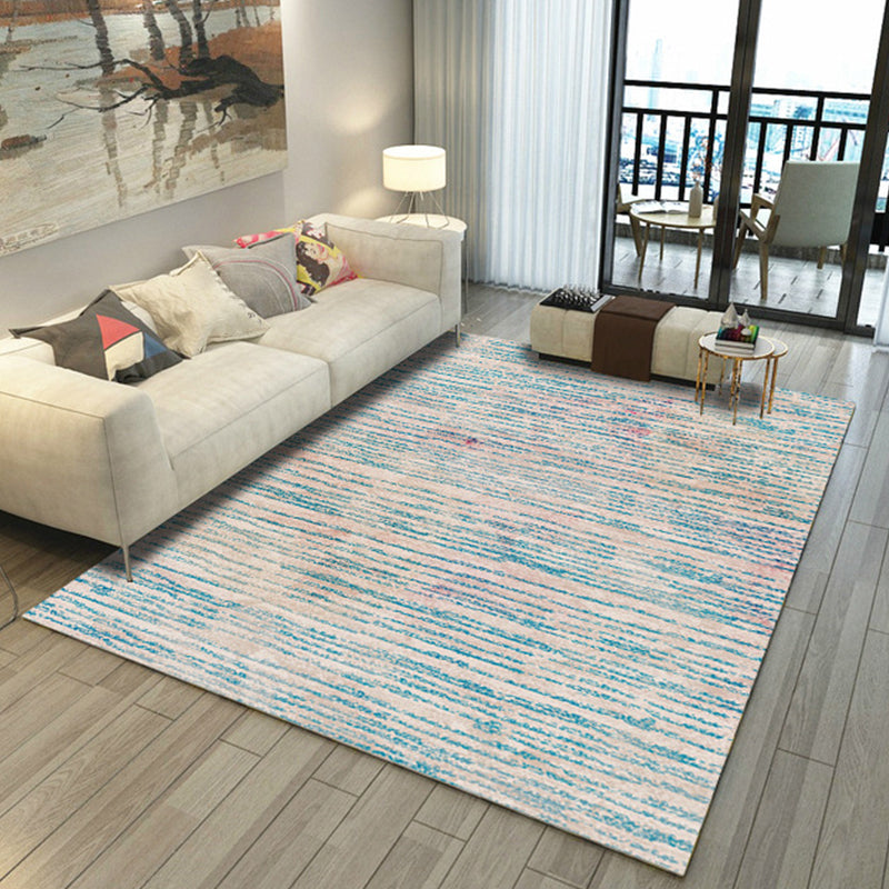 BowLift | Asian Abstract Painting Carpet Multi-Color Polypropylene Area Rug Machine Washable Non-Slip Back Stain Resistant Rug for Large Room
