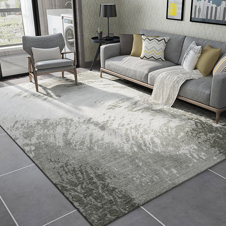 BowLift | Cyberpunk Abstract Lines Print Rug Multi-Color Polypropylene Rug Stain Resistant Anti-Slip Pet Friendly Carpet for Home