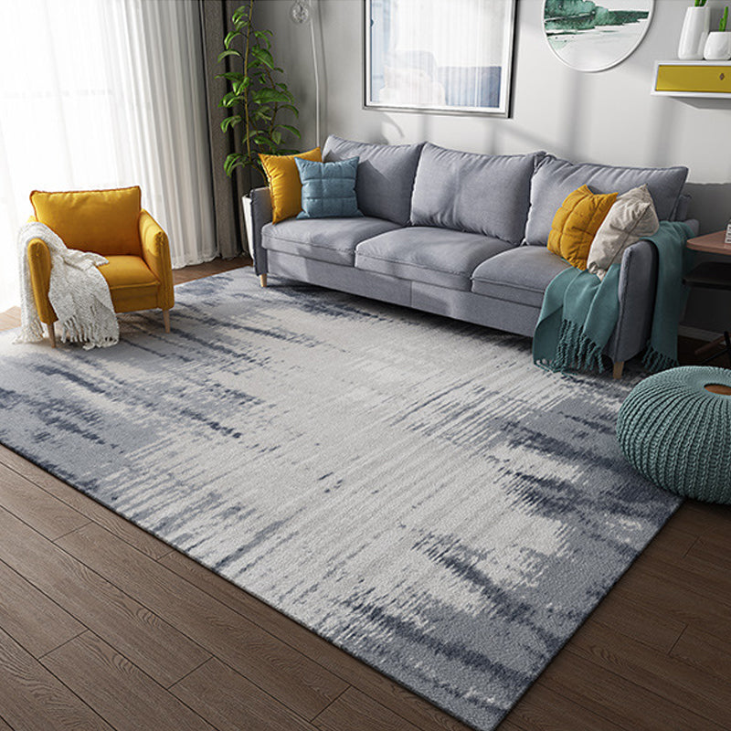 BowLift | Cyberpunk Abstract Lines Print Rug Multi-Color Polypropylene Rug Stain Resistant Anti-Slip Pet Friendly Carpet for Home