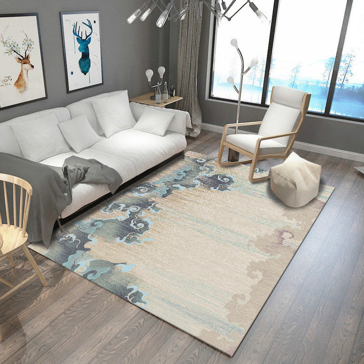 BowLift | Steampunk Living Room Carpet Multicolored Rustic Surface Look Carpet Synthetic Stain Resistant Non-Slip Pet Friendly Indoor Carpet