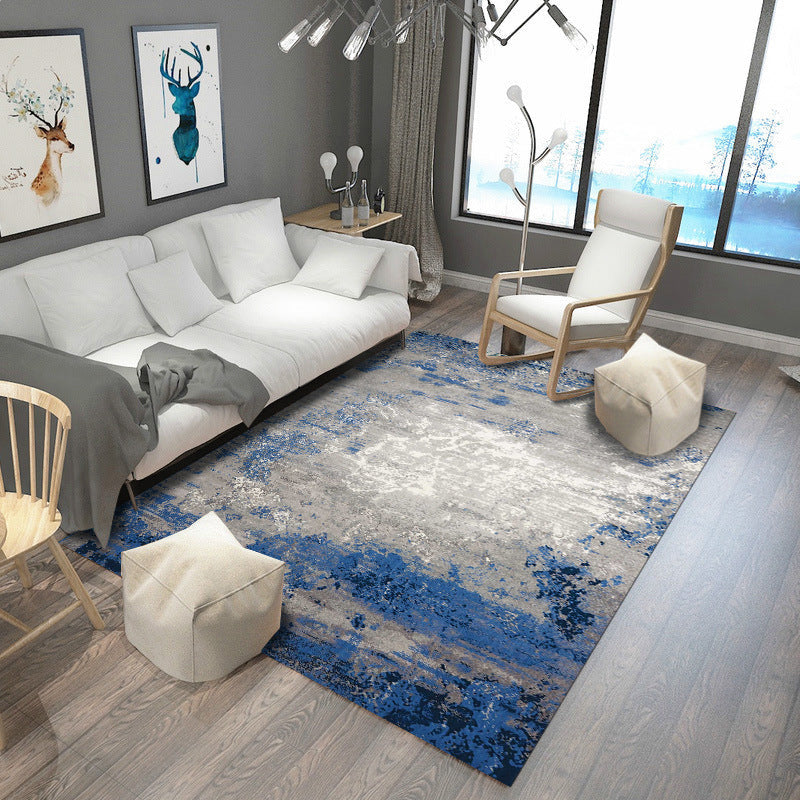 BowLift | Steampunk Living Room Carpet Multicolored Rustic Surface Look Carpet Synthetic Stain Resistant Non-Slip Pet Friendly Indoor Carpet