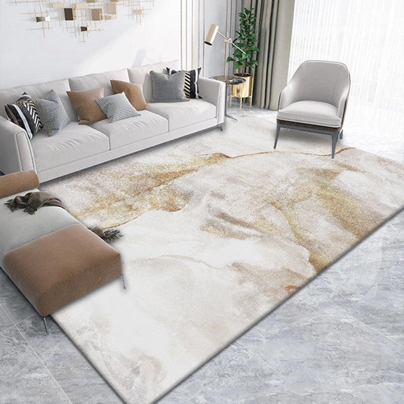 BowLift | Postmodernism Abstract Area Rug Multi-Color Synthetic Rug Anti-Slip Washable Stain-Resistant Rug for Large Room