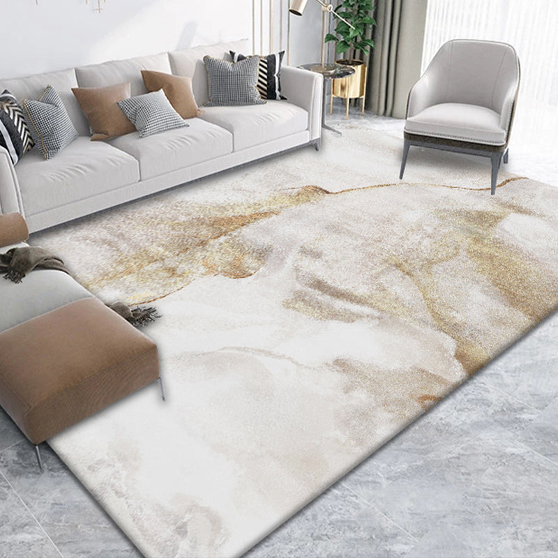 BowLift | Postmodernism Abstract Area Rug Multi-Color Synthetic Rug Anti-Slip Washable Stain-Resistant Rug for Large Room