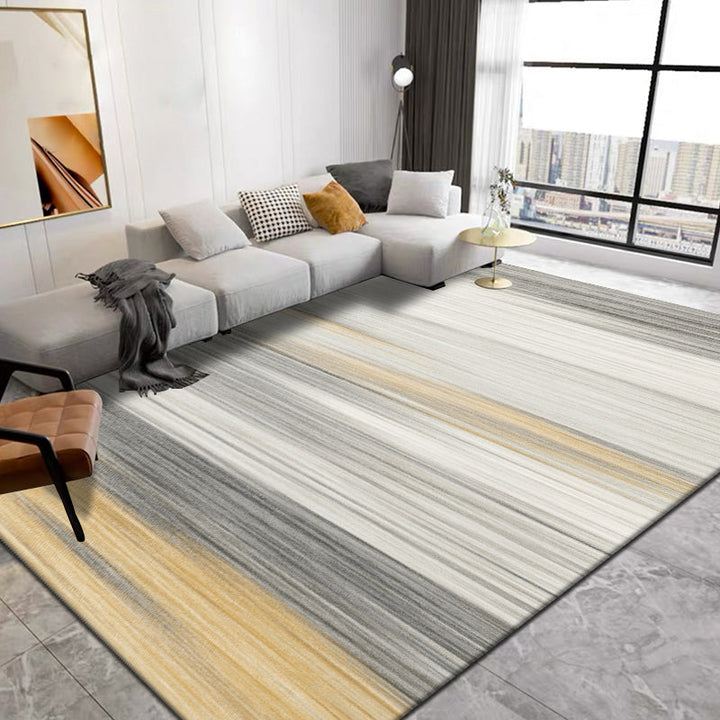 BowLift | Simplicity Multicolor Ombre Rug Polyester Industrial Rug Non-slip Backing Pet Friendly Stain Resistant Rug for Guest Room