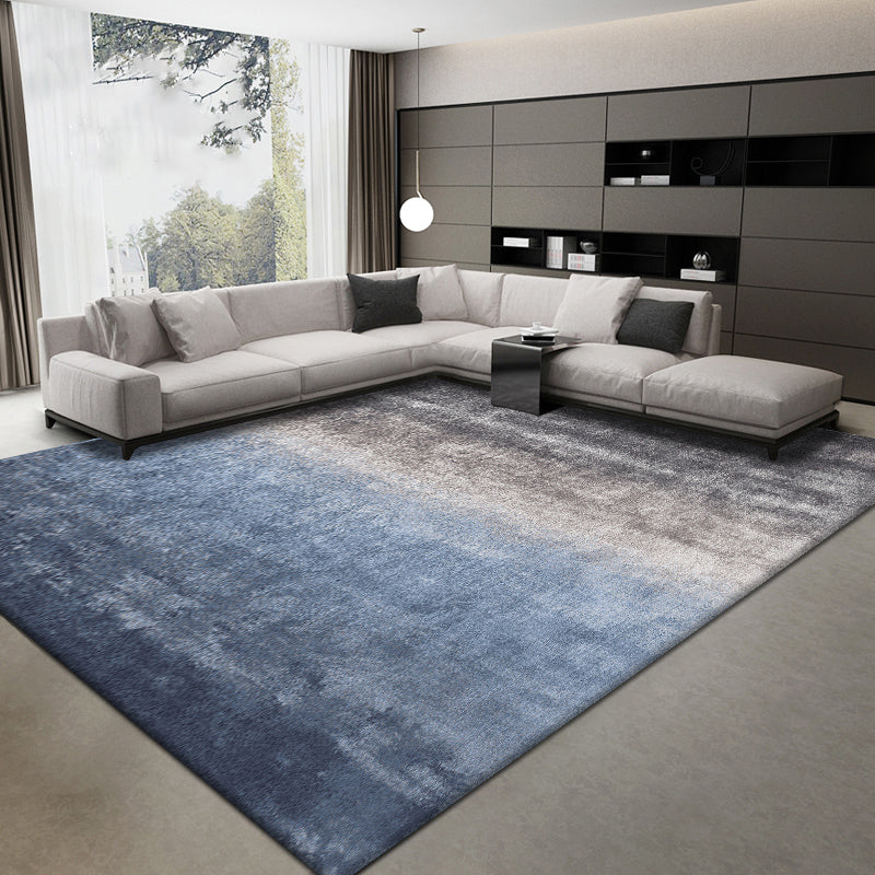 BowLift | Simplicity Multicolor Ombre Rug Polyester Industrial Rug Non-slip Backing Pet Friendly Stain Resistant Rug for Guest Room