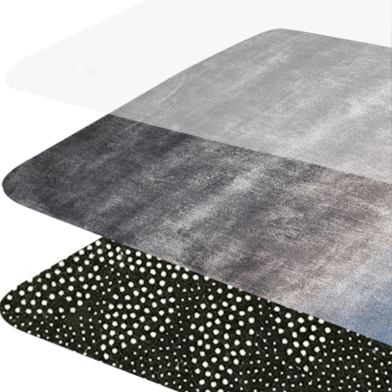 BowLift | Simplicity Multicolor Ombre Rug Polyester Industrial Rug Non-slip Backing Pet Friendly Stain Resistant Rug for Guest Room