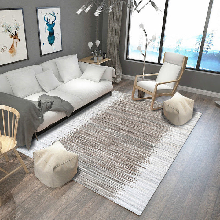 BowLift | Steampunk Post-Expressionism Rug Multicolor Polypropylene Rug Non-slip Stain-resistant Pet-friendly Rug for Home