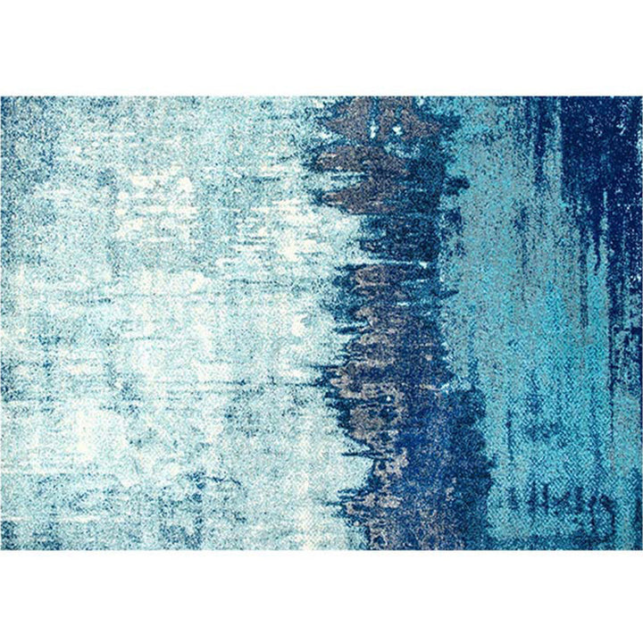 BowLift | Industrial Style Living Rug Multicolored Expressionism Rug Synthetic Non-slip Pet-friendly Machine washable Rug