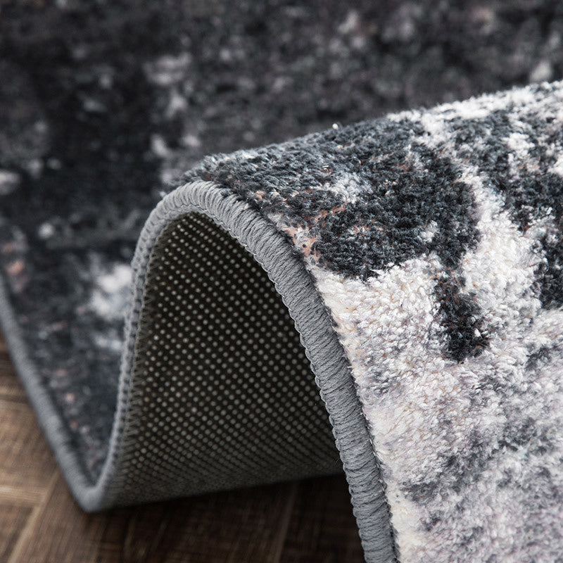 BowLift | Simple Multicolor Solid Area Rug Polyester Industrial Area Carpet Washable Non-slip Stain Resistant Rug for Large Room