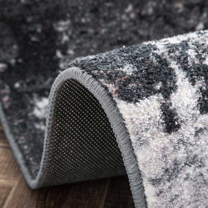 BowLift | Simple Multicolor Solid Area Rug Polyester Industrial Area Carpet Washable Non-slip Stain Resistant Rug for Large Room