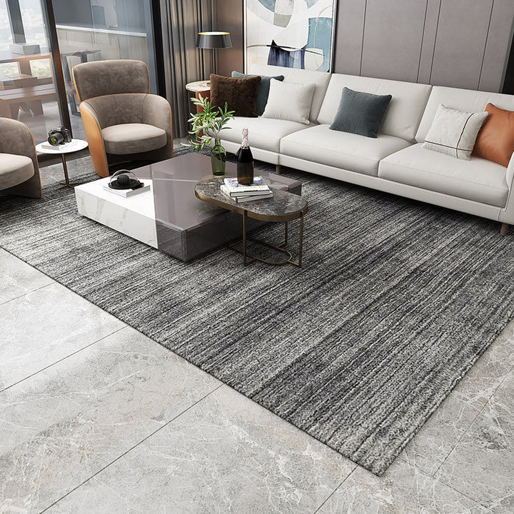 BowLift | Simple Multicolor Solid Area Rug Polyester Industrial Area Carpet Washable Non-slip Stain Resistant Rug for Large Room
