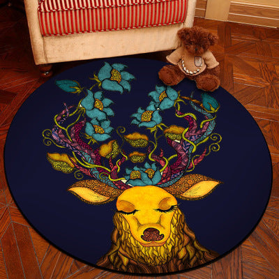 BowLift | Novelty 3D Digital Print Carpet Multicolored Cartoon Carpet Polypropylene Stain Resistant Machine Washable Non-Slip Carpet for Bedroom