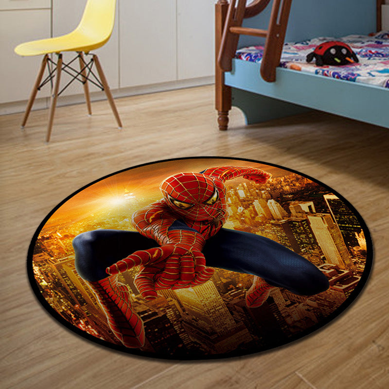 BowLift | Novelty 3D Digital Print Carpet Multicolored Cartoon Carpet Polypropylene Stain Resistant Machine Washable Non-Slip Carpet for Bedroom